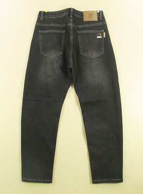 牛仔裤男欧版秋冬厚实弹力修身束脚萝卜哈伦裤C408/98582*02