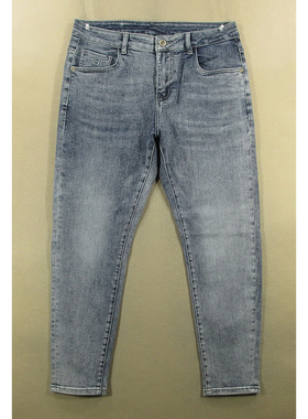 牛仔裤男弹力修身小脚裤SLIM锥形长裤子全新品*H209/52501-08