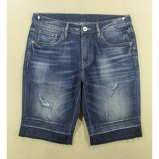 夏款 男32码 38533 R107 全新品 短裤 弹力修身 薄款 五分裤 牛仔中裤