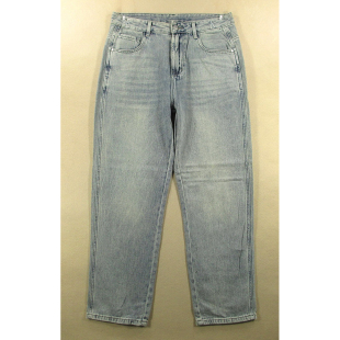 宽松复古慵懒风薄长裤 子 包邮 牛仔裤 6504 纯棉老爹裤 Q108 男32码