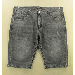 薄款 弹力加大码 2538 五分裤 X103 男38码 外单短裤 牛仔中裤 肥佬裤