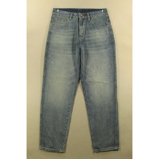 复古锥形裤 男32码 高腰宽松老爹哈伦裤 F104 薄款 7516 牛仔裤