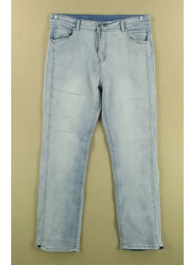 牛仔裤男31码弹力修身直筒SLIM洗水长裤子全新品Z101/7501-16