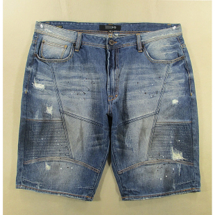 加大码 肥佬裤 外单短裤 牛仔中裤 05531 男42码 夏全新P108 五分裤