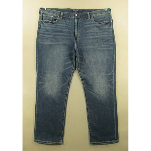 牛仔裤男弹力宽松直筒加长加大码肥佬裤外单全新品*H208/59513-04