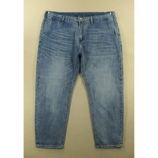 日系复古锥形裤 男38码 高腰宽松老爹哈伦裤 C107 薄款 7509 牛仔裤