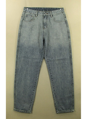 牛仔裤男31码萝卜裤宽松锥形小脚加肥长裤子全新品*D102/38502-12