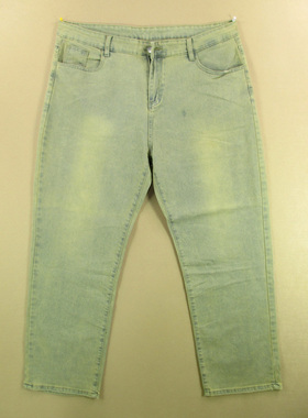 牛仔裤男肥佬裤美式慵懒阔腿裤新款弹力宽松直筒A411/68583*01