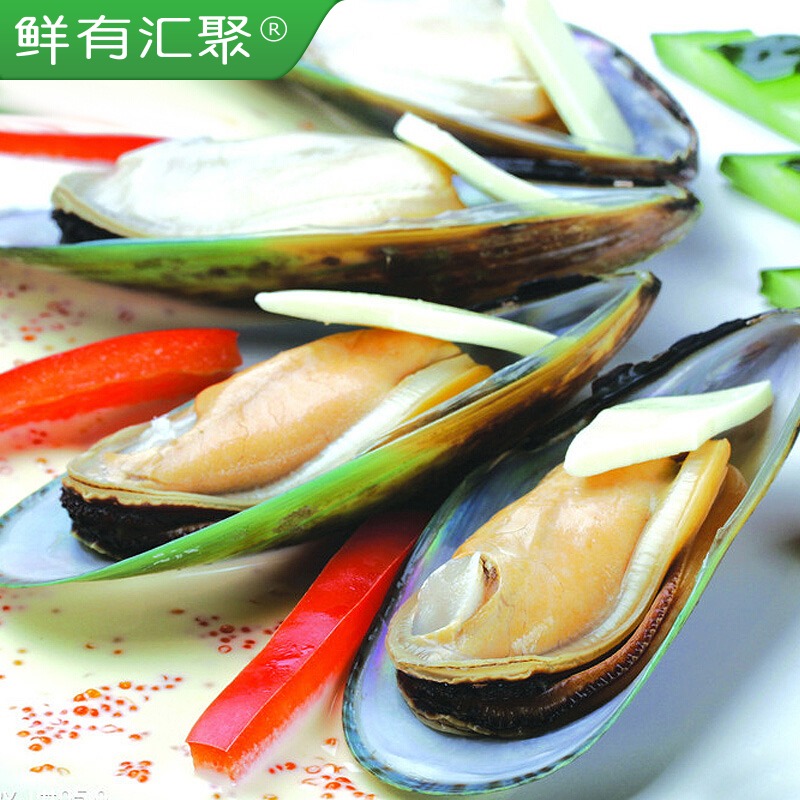 [Rarely converge]New Zealand Mussels 1000 gram/box Big Qingkou Bay Seafood Shellfishin the Aquatic meat/Fresh fruits and vegetables/Cooked , Seafood/Aquatic/Product , Shellfish , Mussels  category - from Buy2taobao.com to provide professional Taobao agent buy service