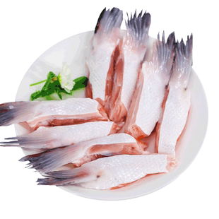 【鲜有汇聚】进口三文鱼鱼鳍300g*5 30-35块装 鱼翅  三文鱼鳍