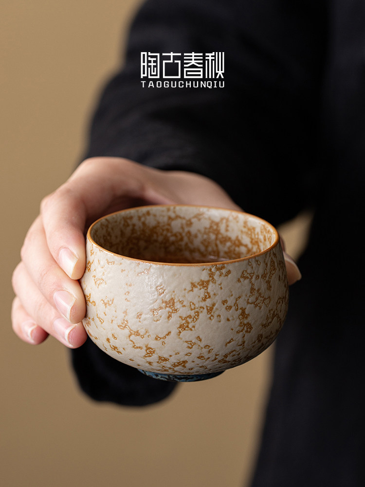 覆古蓝白火石红高端陶瓷单杯家用大师杯功夫茶套装茶杯,餐饮具,茶杯,淘宝优惠券,粉丝福利购,淘宝优惠卷