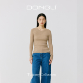 月光漫行 女士春夏季 精纺全成型轻薄修身 东黎托斯卡纳 套衫 5015