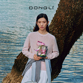 女士冬季 东黎 穿搭圆领宽螺纹套头打底6008 韵光 混纺 复苏 呼吸