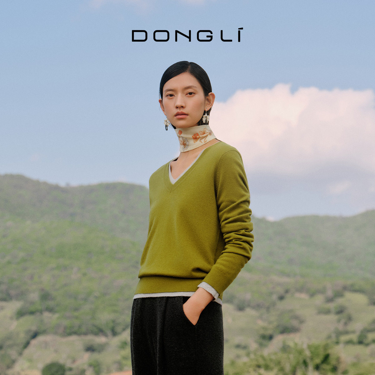 东黎复苏的呼吸-季醒 小山羊绒女士针织打底百搭纯色V领套衫6003,女装/女士精品,羊绒衫,淘宝优惠券,粉丝福利购,淘宝优惠卷