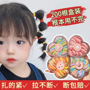 儿童扎头发橡皮筋发圈头绳女童宝宝扎头头绳发饰发绳高颜值不