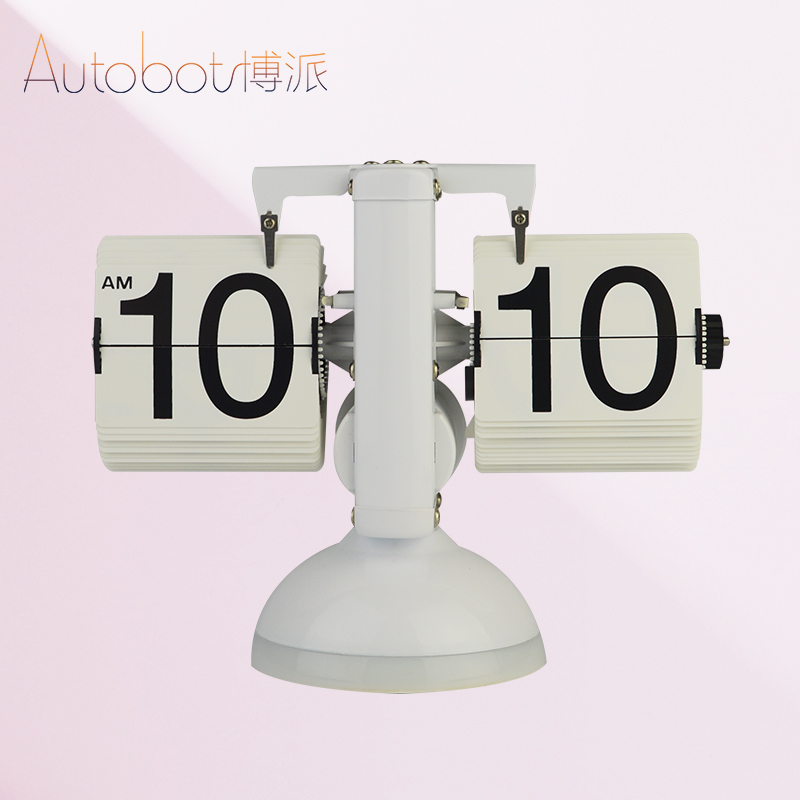 不锈钢声控自动静音机芯翻页钟