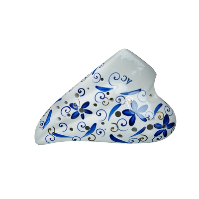 洪啸陶笛三管ac调手工青花轻适合