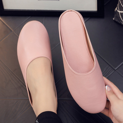 兵来将挡办公室羊皮五星级棉拖鞋