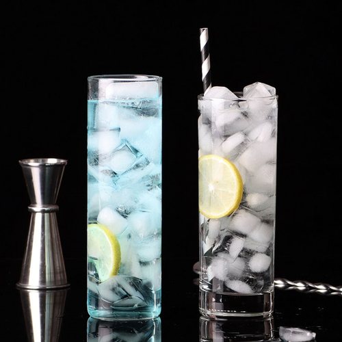 日式玻璃直身长饮柯林杯鸡尾酒杯