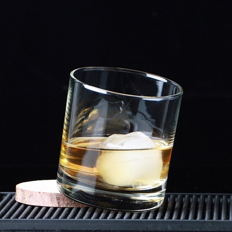酒吧玻璃威士忌杯烈酒杯古典鸡尾酒杯洛克杯酒馆水晶洋酒杯冰球杯