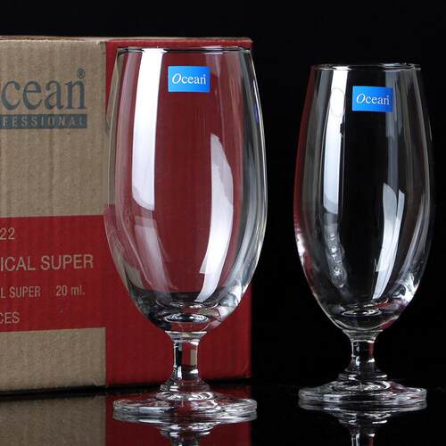 ocean进口创意高脚欧式啤酒杯