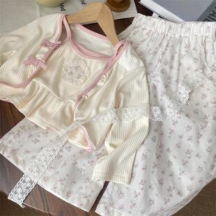 外套宝宝上衣儿童外搭女 短款 小清新夏装 女童粉色蝴蝶结小披肩开衫