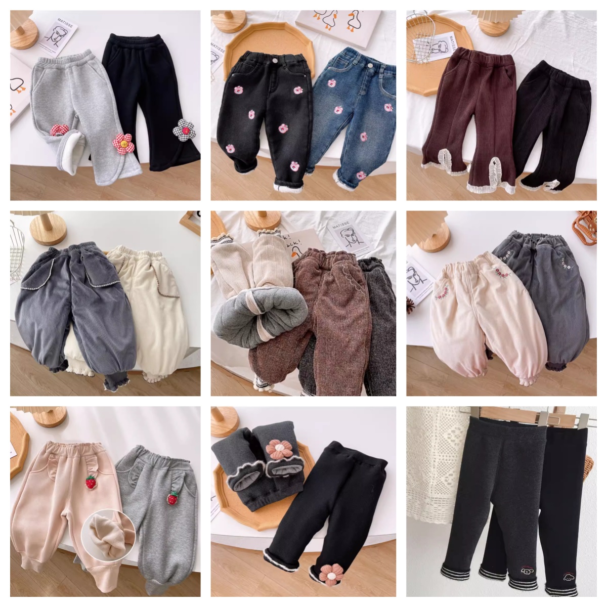 加绒裤子打底裤卫裤牛仔裤