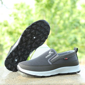 一脚蹬四季 鞋 男士 工作鞋 老北京布鞋 春秋上班 休闲鞋 男帆布男式 子