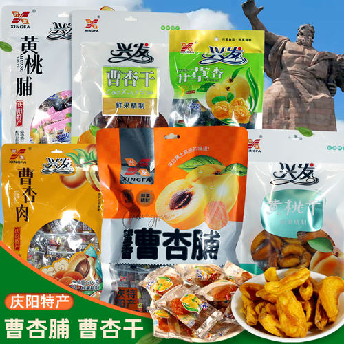 甘肃庆阳特产兴发曹杏脯蜜饯果脯