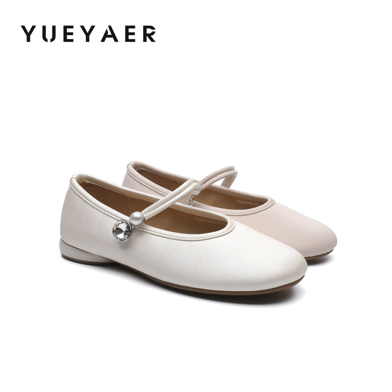 月芽儿可爱玛丽珍鞋女2026新款春季浅口简约平底软底气质复古单鞋,女鞋,玛丽珍鞋,淘宝优惠券,粉丝福利购,淘宝优惠卷