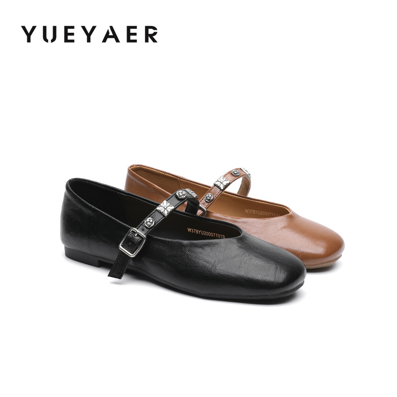 月芽儿法式优雅玛丽珍鞋女2026年春季新款浅口软底配裙温柔小皮鞋,女鞋,玛丽珍鞋,淘宝优惠券,粉丝福利购,淘宝优惠卷