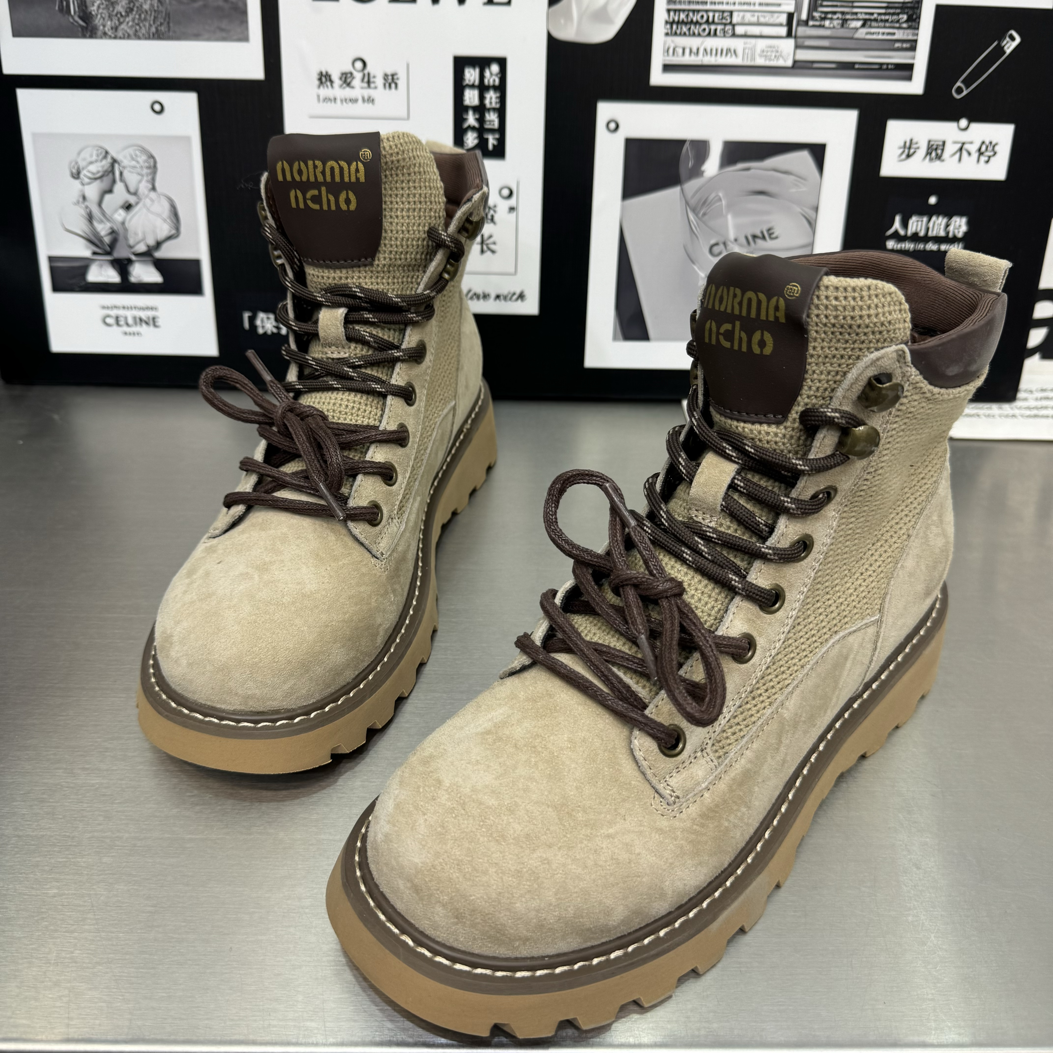 2025新款厚底女百搭休闲鞋时尚运动潮鞋舒适女鞋子百搭马丁靴洋气