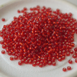 日本TOHO东宝进口灌银红米珠 11/0 8/0 25B 串珠散珠手工diy材料