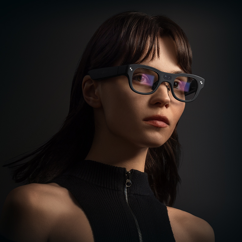 雷鸟X3 Pro概念AI眼镜真无线双目全彩显示光波导AR眼镜便携XR眼镜