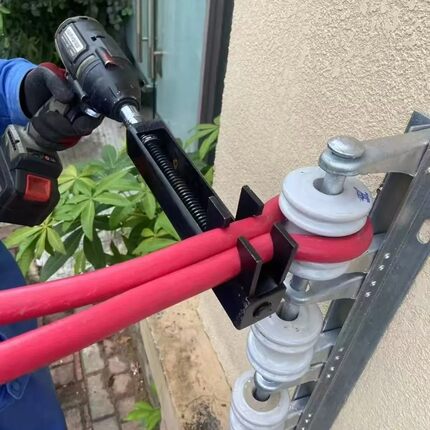 电工电线紧线器万能夹线器自动收紧器电动收线器一码通终端夹线钳