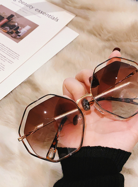 墨镜韩版黑色ins街拍镂空太阳镜