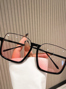 2022复古大框墨镜女网红