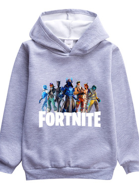 堡垒之夜fornite2026秋冬游戏图案儿童双层加厚不倒绒卫衣M830