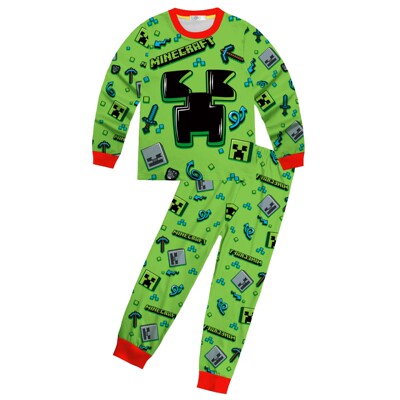 新款长袖 我的世界-Minecraft 中大童家居服 长袖+裤子套装81225