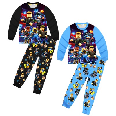 现货套装 罗布乐思 roblox  男童家居服长袖+长裤两件套装81295