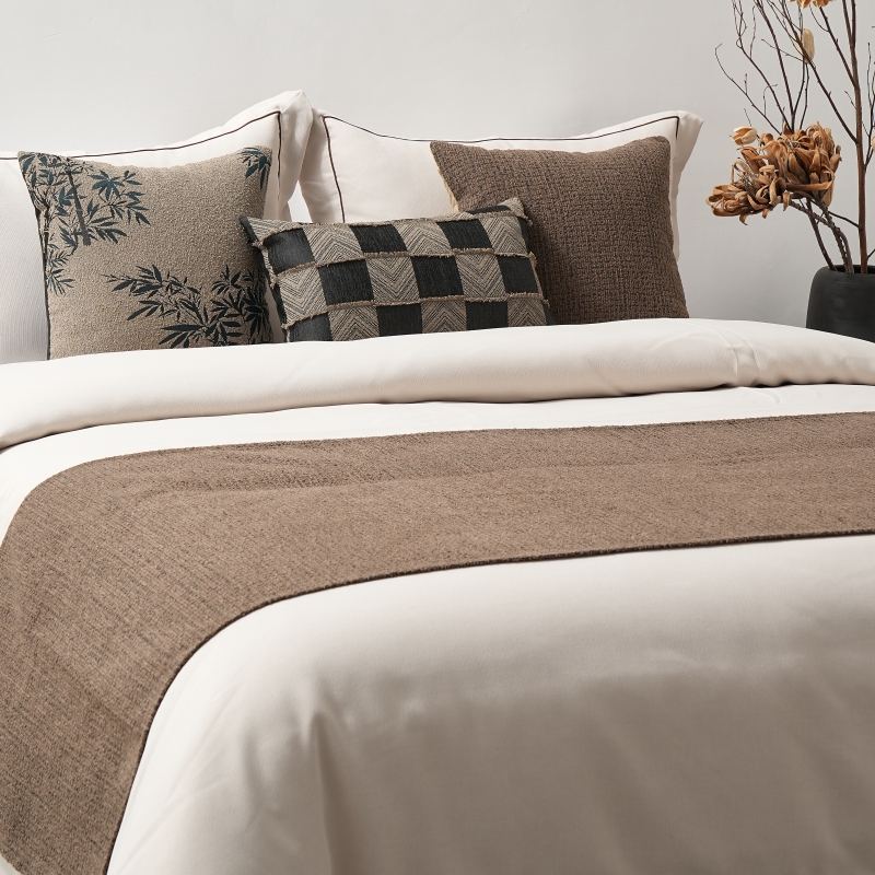 中古侘寂风宋氏美学样板间床品