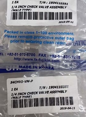 议价：TKF TK-fujikin S4CHV1-VM-P