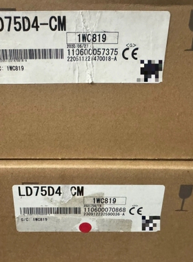 议价：全新三菱模块LD75D4-CM两台，实物如下图所示，全新原装