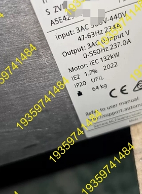 议价：6SL3220-1YD48-0UB0G120XA变频器