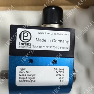未使 2493 议价 型号DR Lorenz扭矩传感器