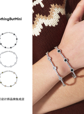 Dare买手店 NothingButMini 方糖锆石手链高级精致礼物复古饰品女