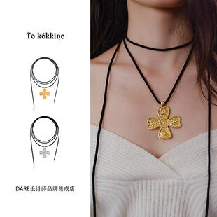 鸽子 礼物项链金色复古小众原创毛衣链 tokokkino正品 Dare买手店