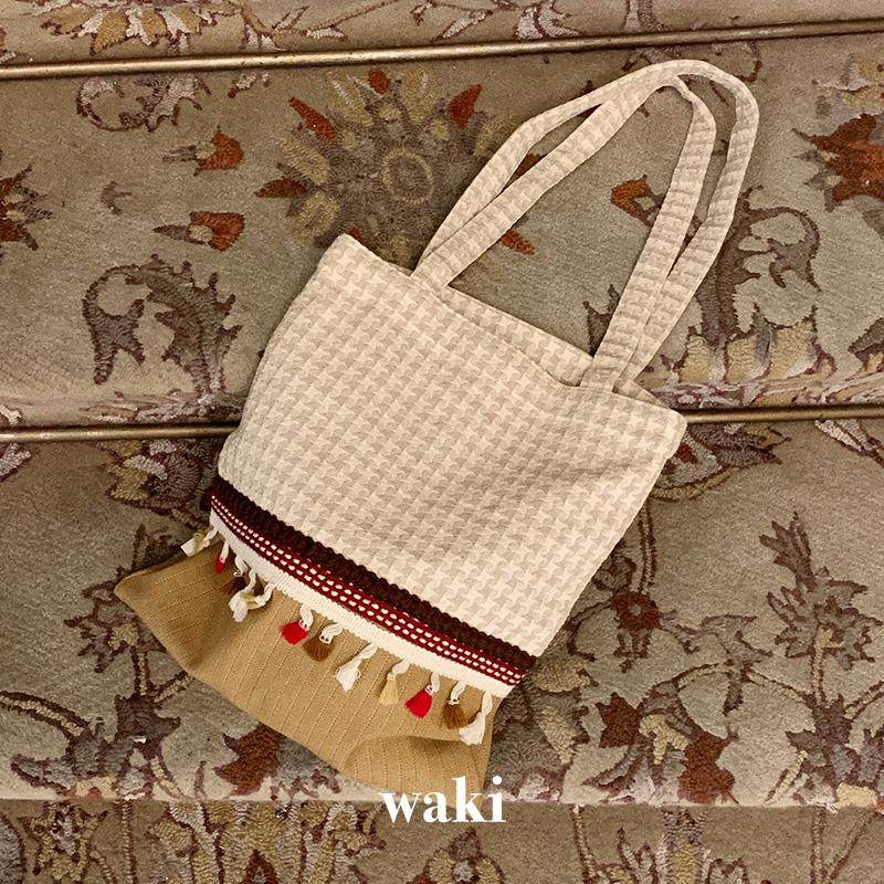 waki蜂蜜杏仁茶帆布袋