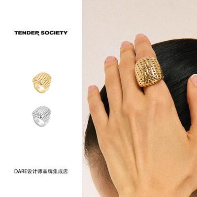 tendersociety镂空戒指小众首饰
