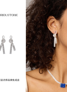 Dare买手店 qurioustone 绳结耳钉925银小众原创饰品首饰耳环百搭